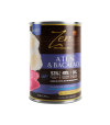 Lata de paté de atún y bacalao para perros de la marca Zen.