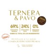 Ingredientes de Zen Paté con trozos de ternera y pavo para perros 400 gr.