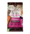 Envase de alimento completo para gatos adultos esterilizados. Zen Cat Low Grain Sensitive Salmon Sterilized Adult 3 kg