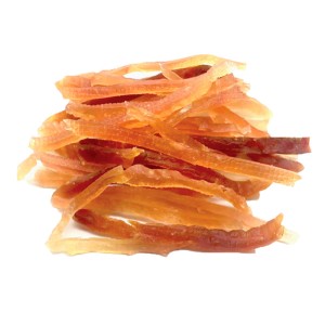 Snacks de Tiras de pollo para perro.