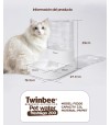 Medidas e información del bebedero para gatos tolva Twinbee FG 200 3,5L