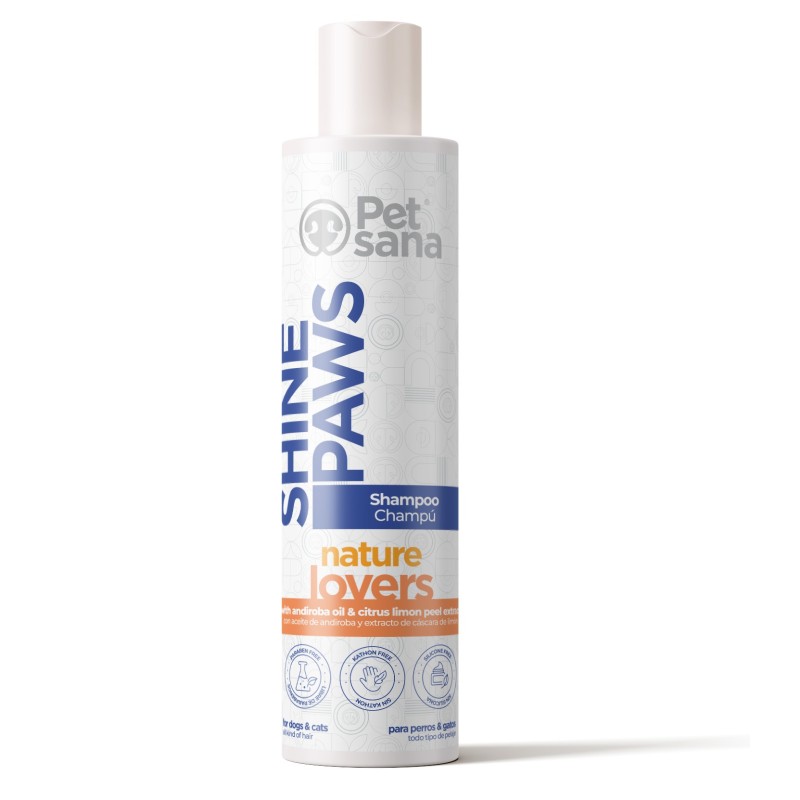 Shine Paws Shampoo repel-insectos 300ml Pet Sana