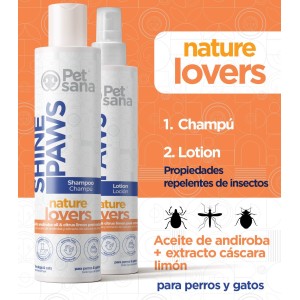 Champu y locion Shine Paws nature lovers