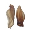 Dried natural buffalo ears, stuffed with buffalo meat