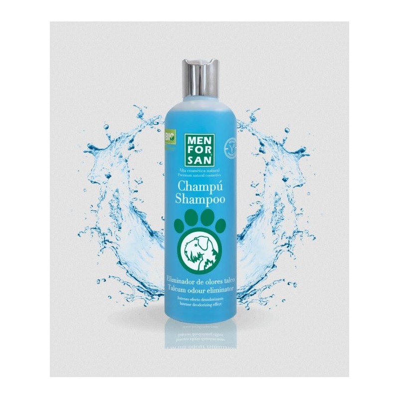 Men for San Odor Eliminating Talc Dog Shampoo 1L.