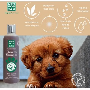 Beneficios y características del Champú intensificador perros color Marrón 1L