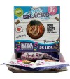 Caja frontal de Bolsitas de snacks baja en calorías para perros de la marca Fresh Snacks.