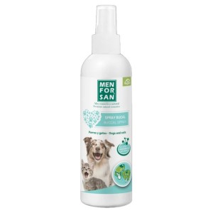Imagen de Spray de color blanco con la bucal mal aliento perros y gatos Men For San