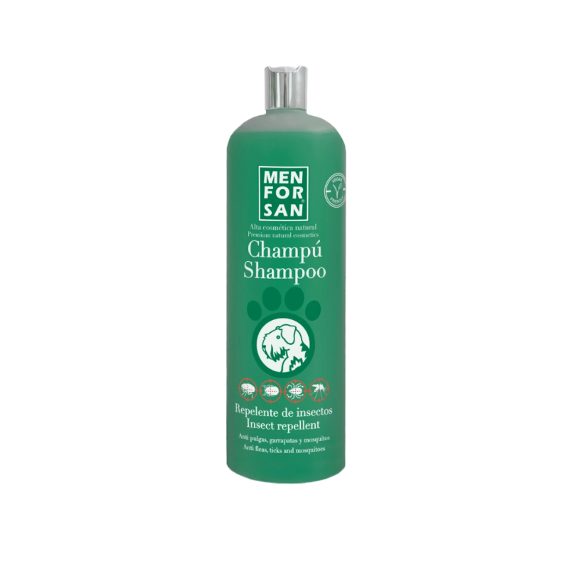 Bote de Champú natural repel insectos con citronela 1 litro