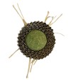 Juguete para gato, rascador indiaca con catnip.