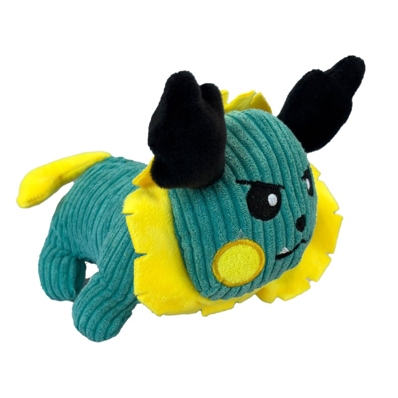 Peluche para perros, con forma de pícaro azul.