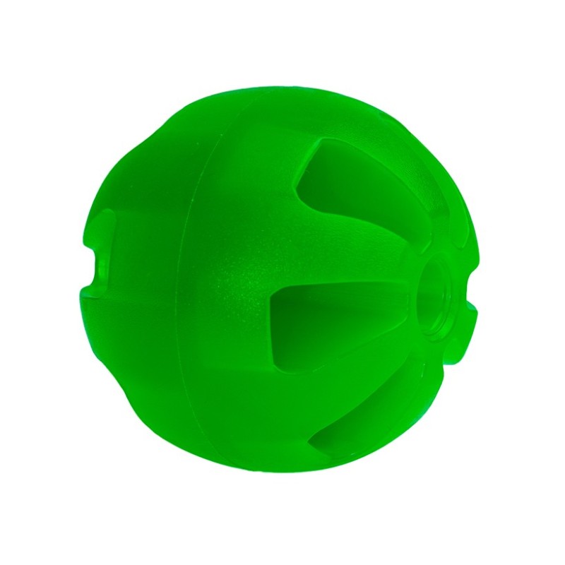 Pelota de color verde para perro