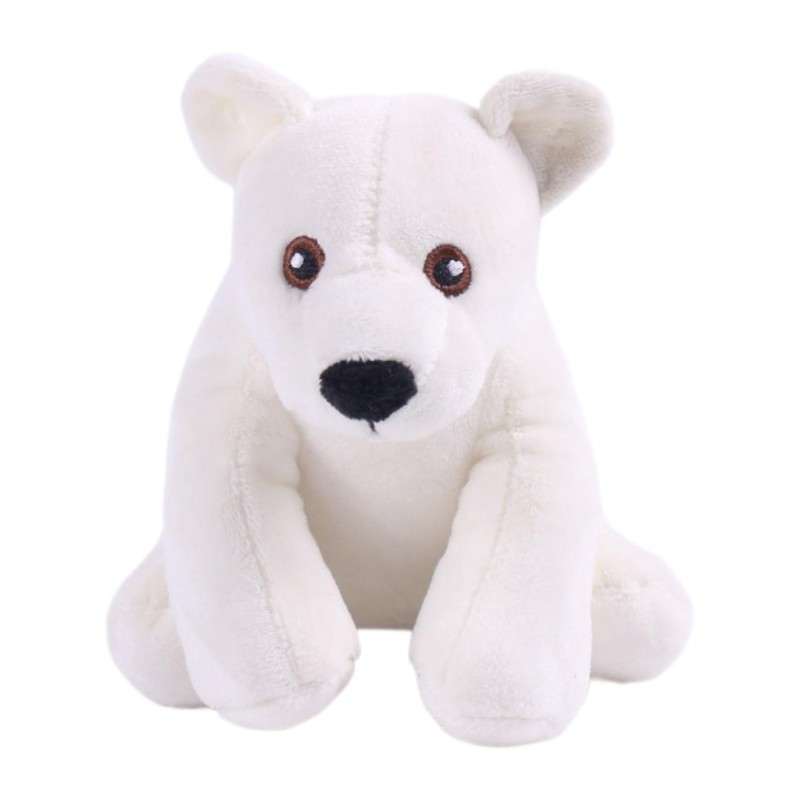Peluche con forma de oso polar para perro.