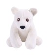 Peluche con forma de oso polar para perro.