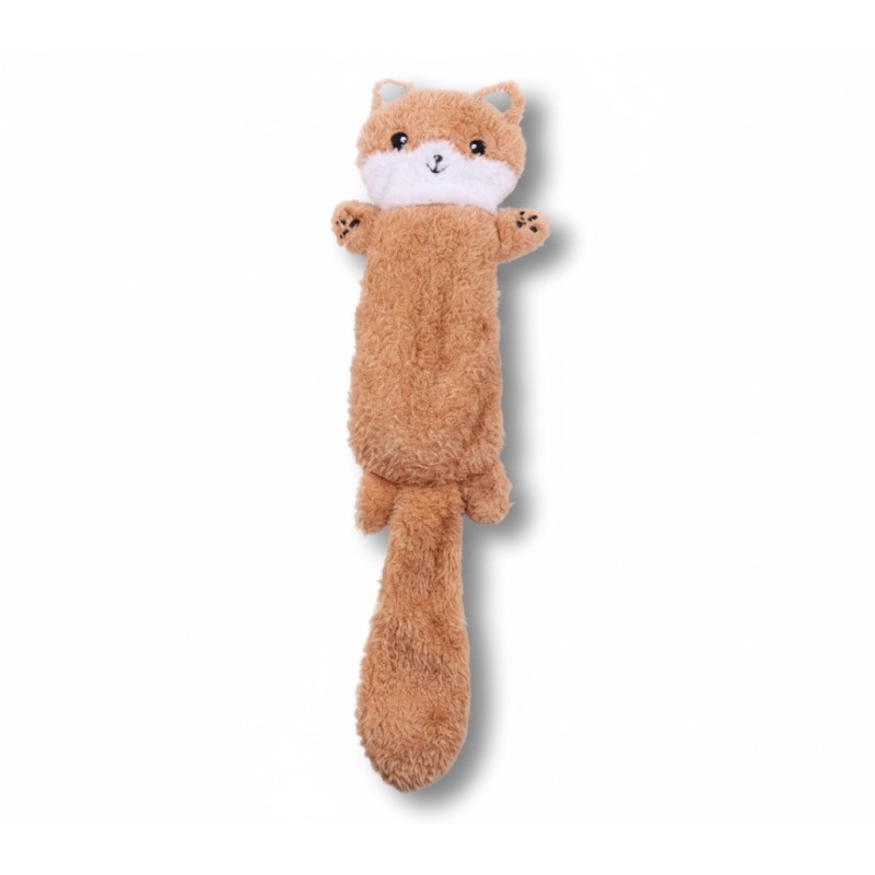 Peluche con cuerda interior con forma de castor para perro.