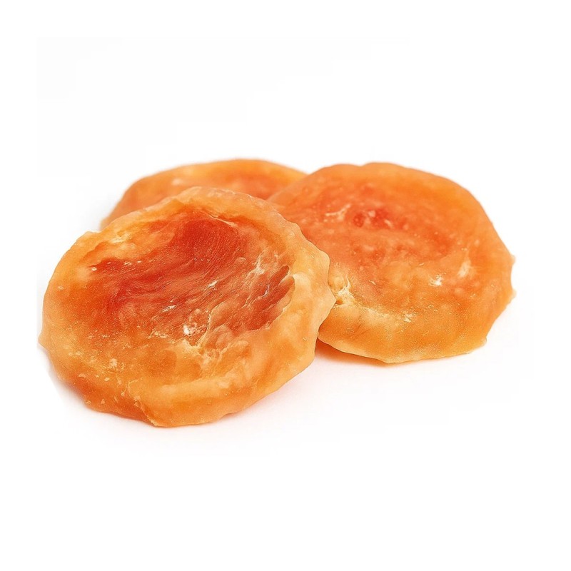 Chips de pollo para perros con sabor a pollo.