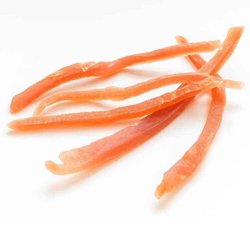 Tiras de pollo tiernas para perro.