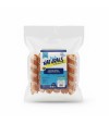 Bolsa de Snacks para perros con forma de espiral de pollo.