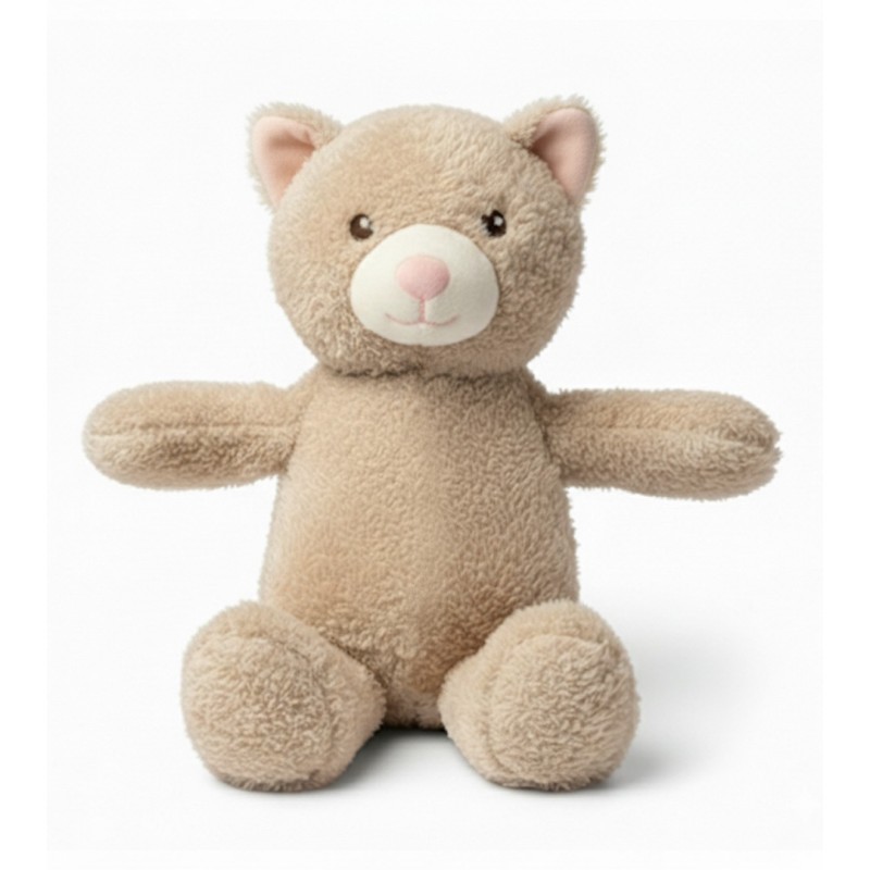 Peluche con forma de gato para perro.