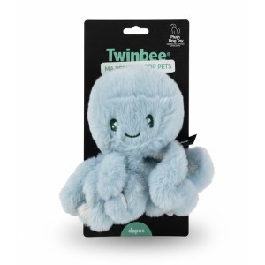 Peluche suave con forma de pulpo para perro.
