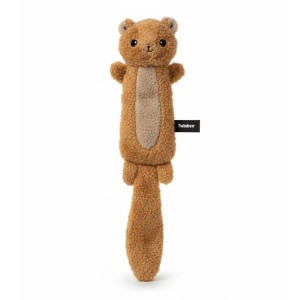 Peluche con cuerda para perro con forma de comadreja.