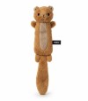 Peluche con cuerda para perro con forma de comadreja.