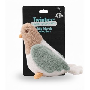 Peluche con forma de paloma para perro