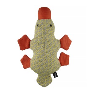 Peluche para perro con forma de pato.