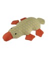 Peluche para perro con forma de pato.