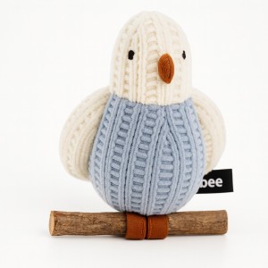 Imagen de Peluche para gato con forma de paloma.