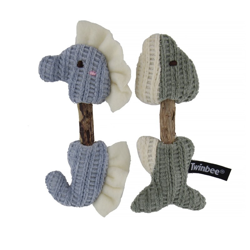 Caballitos con catnip para gato.