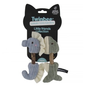 Caballitos con catnip para gato.