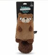 Peluche resistente para perro con forma de castor.