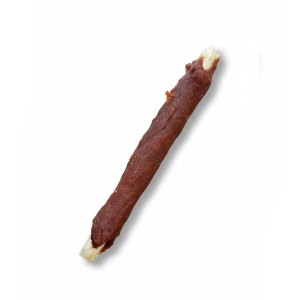 Snack para perro de pato con forma de palo  de pato.