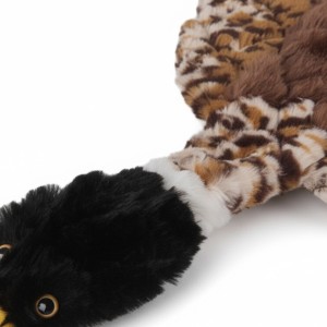 textura de Peluche con forma de pato y sonido crujiente para perro.