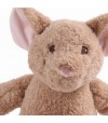Textura de peluche con forma de ratón para perro.