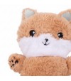 Textura de peluche con cuerda interior con forma de castor para perro.