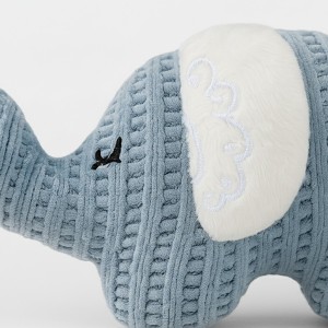 Textura de peluche para gato con forma de elegante.