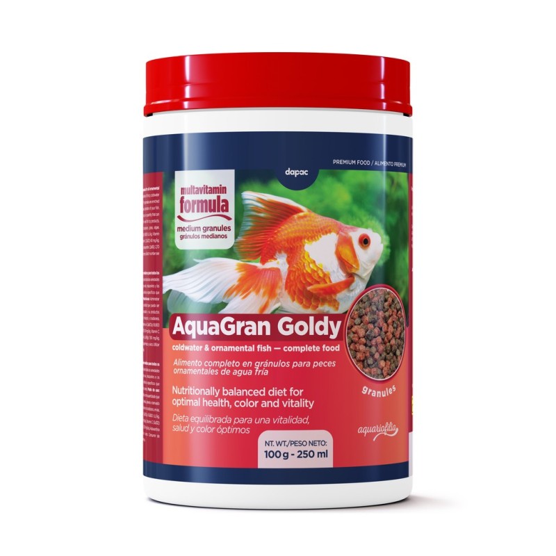 Alimento para peces rojos.