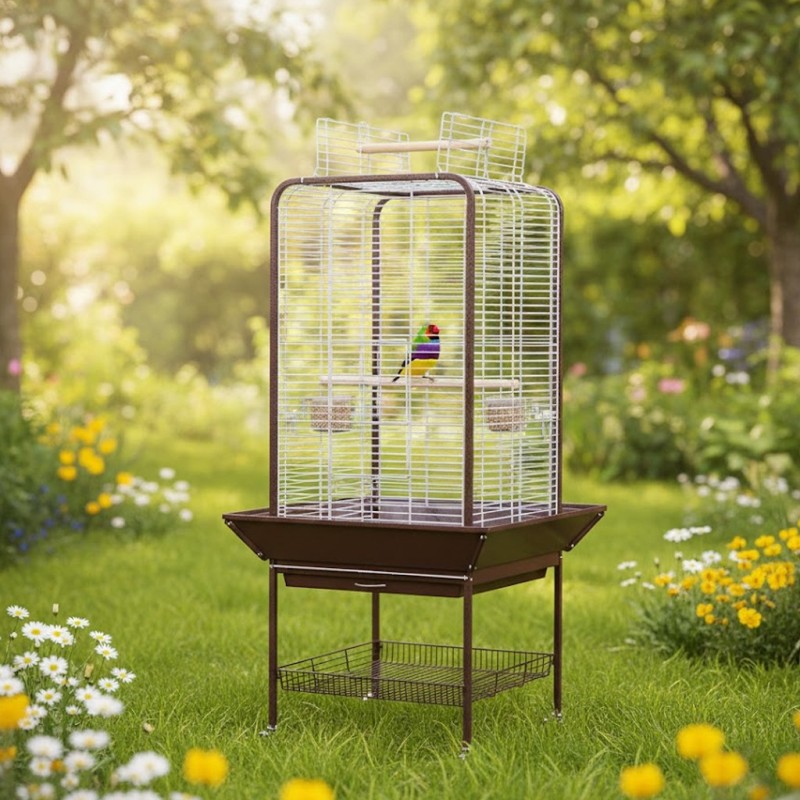 Jaula para pájaros.