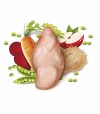 Ingredientes del alimento seco para perros adultos.