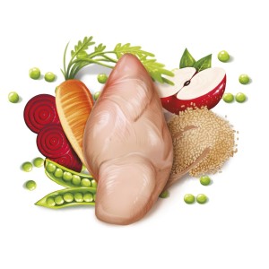 Ingredientes de fresh puppy para perros cachorros.