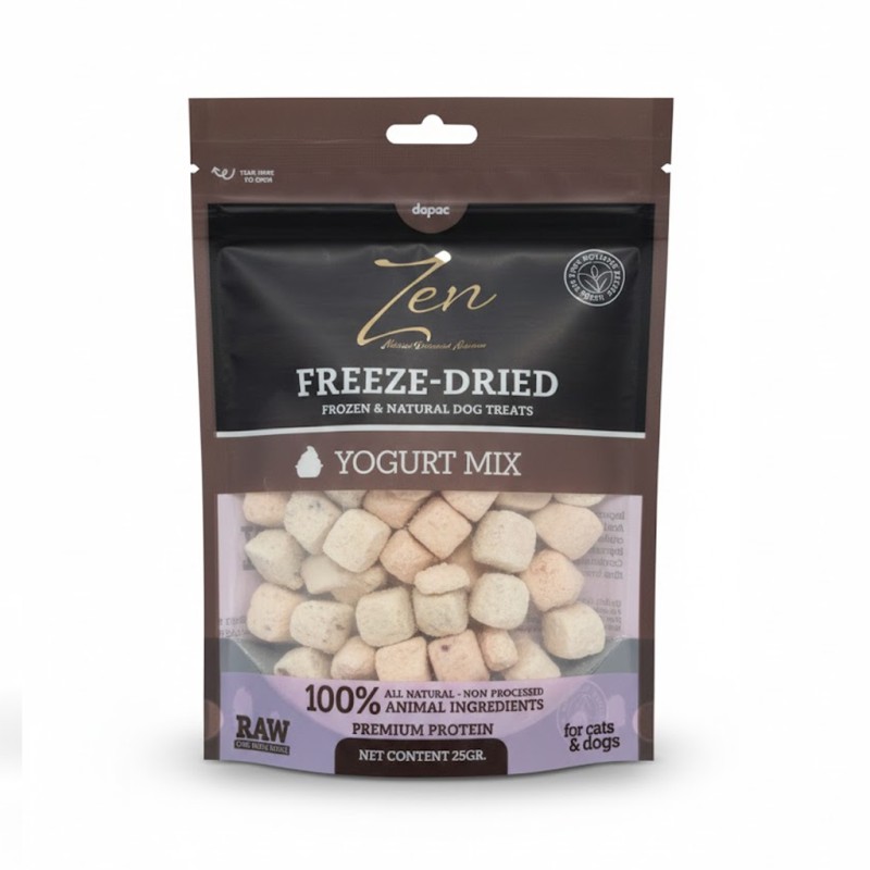 Snacks de yogurt para perros y gatos.