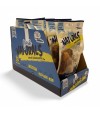 Caja de bolsas de tiras de pollo con patatas para perro