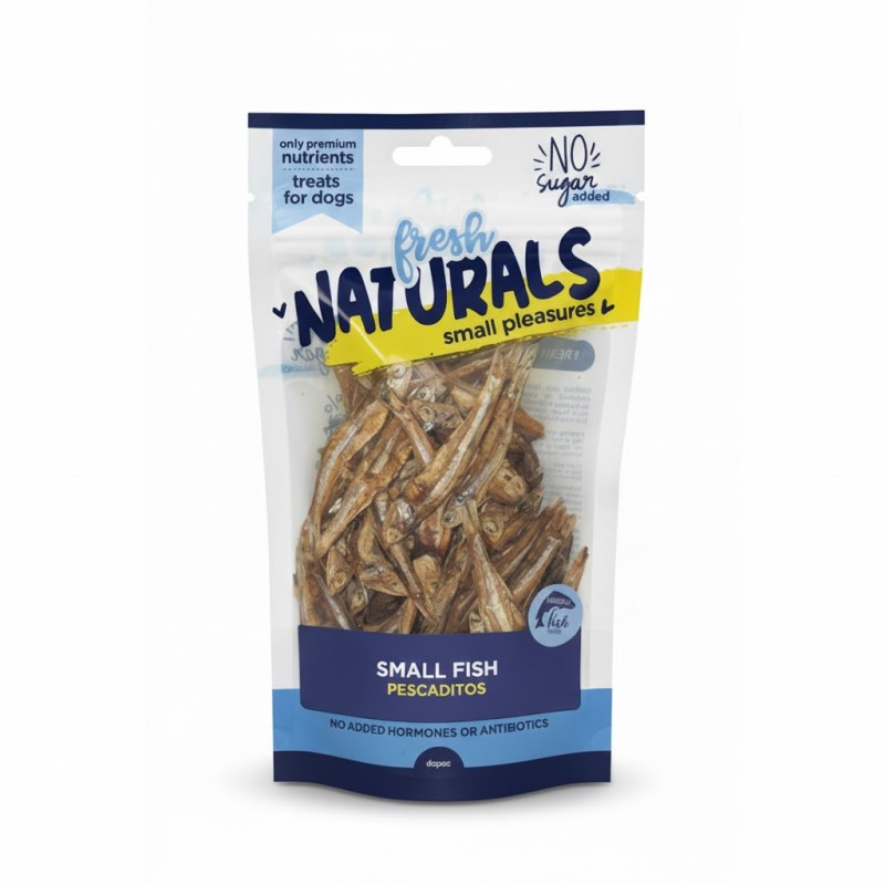 Pescaditos snack para perritos.