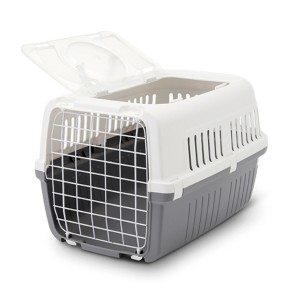 Transportín para Gatos y Perros con tapa abierta