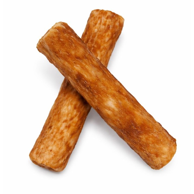 Palito masticable pequeño de colágeno con pasta de pollo para perro