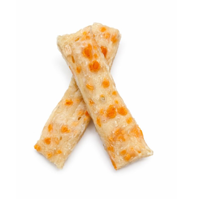 Chips de colágeno con pollo y calabaza