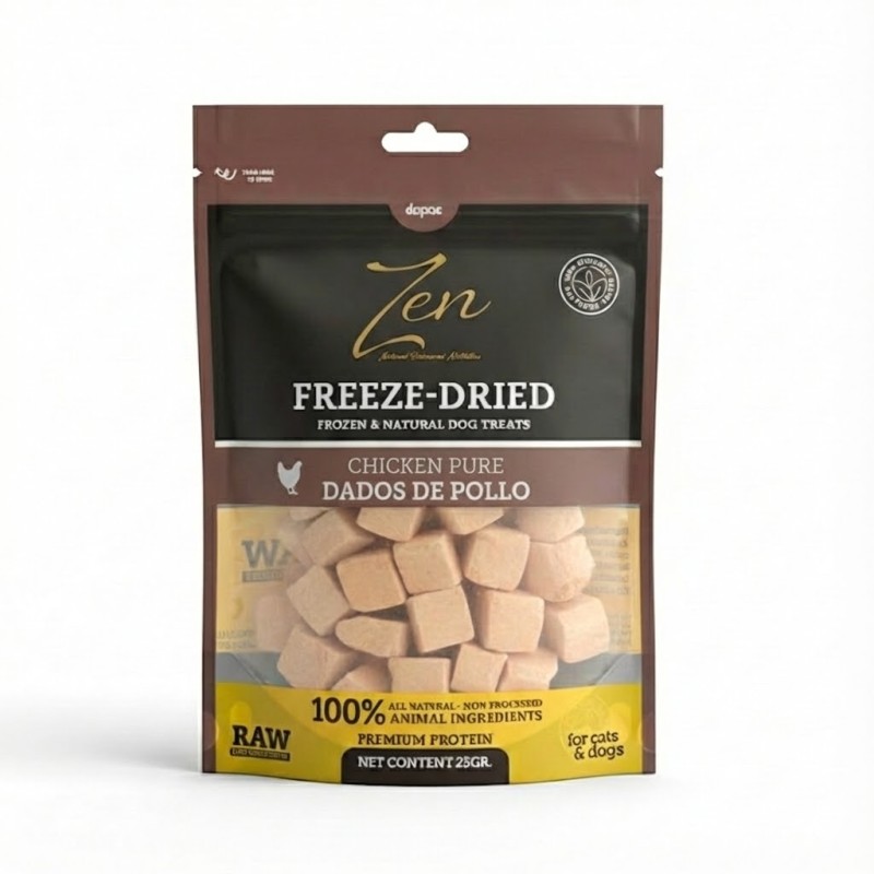 Snacks liofilizados para perro y gato