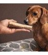 Perro con chips de colágeno bicapa con carne de pollo para perro